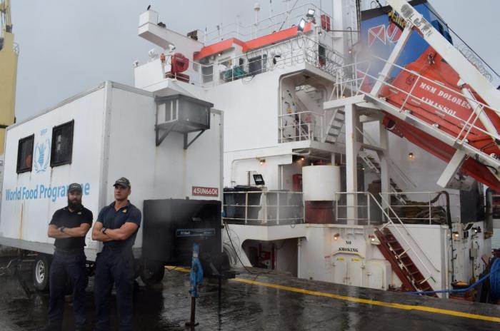 MV DOLORES moored in Mombasa (Kenya)