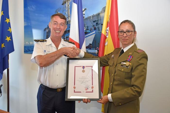 RADM Ducellier and CLP De Castro