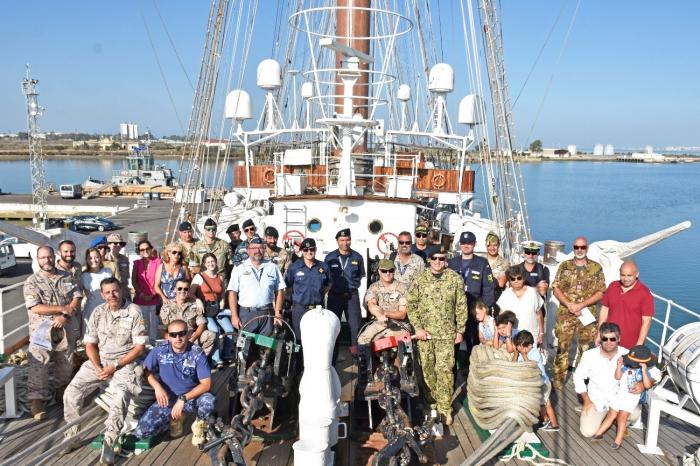 OHQ staff on board ESPS ELCANO