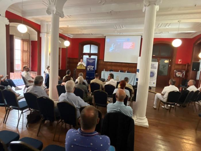 EUNAVFOR COS during his presentation at the University of Las Palmas de Gran Canaria