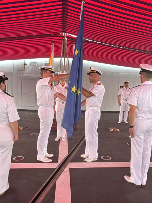  EUNAVFOR ATALANTA Force Commander Handover ceremony