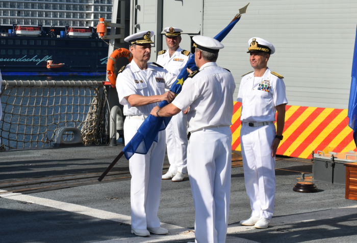 EUNAVFOR ATALANTA Force Commander handover-takeover ceremony