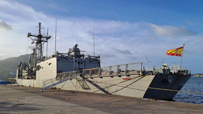 ESPS NAVARRA AT PORT VICTORIA (SEY) 