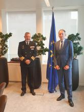 EU NAVFOR SOMALIA OPERATION COMMANDER VISITS ECSA