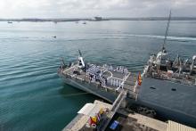 FHQ Change of Command ceremony in Djibouti Port