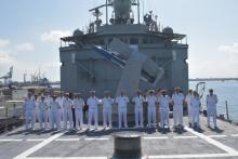 FHQ Change of Command ceremony in Djibouti Port