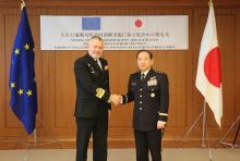 CLOSER TIES BETWEEN EU NAVFOR AND JAPANESE NAVAL FORCES IN THE INDIAN OCEAN 