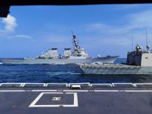 US: first ever joint naval exercise conducted between the EU and U.S.