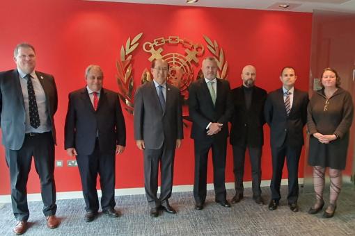 EU NAVFOR OPERATION ATALANTA AND THE INTERNATIONAL MARITIME ORGANIZATION MEET AT IMO HEADQUARTERS IN LONDON